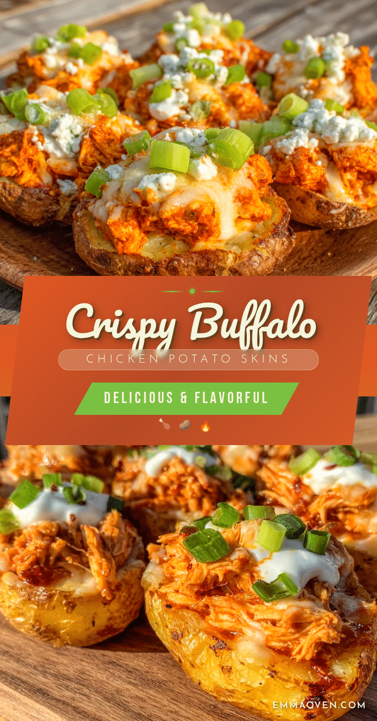 buffalo chicken potato skins recipe