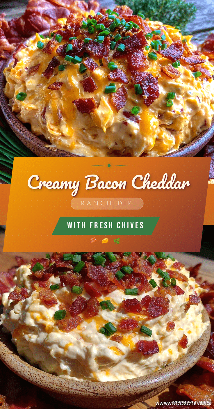 creamy bacon cheddar ranch dip recipe
