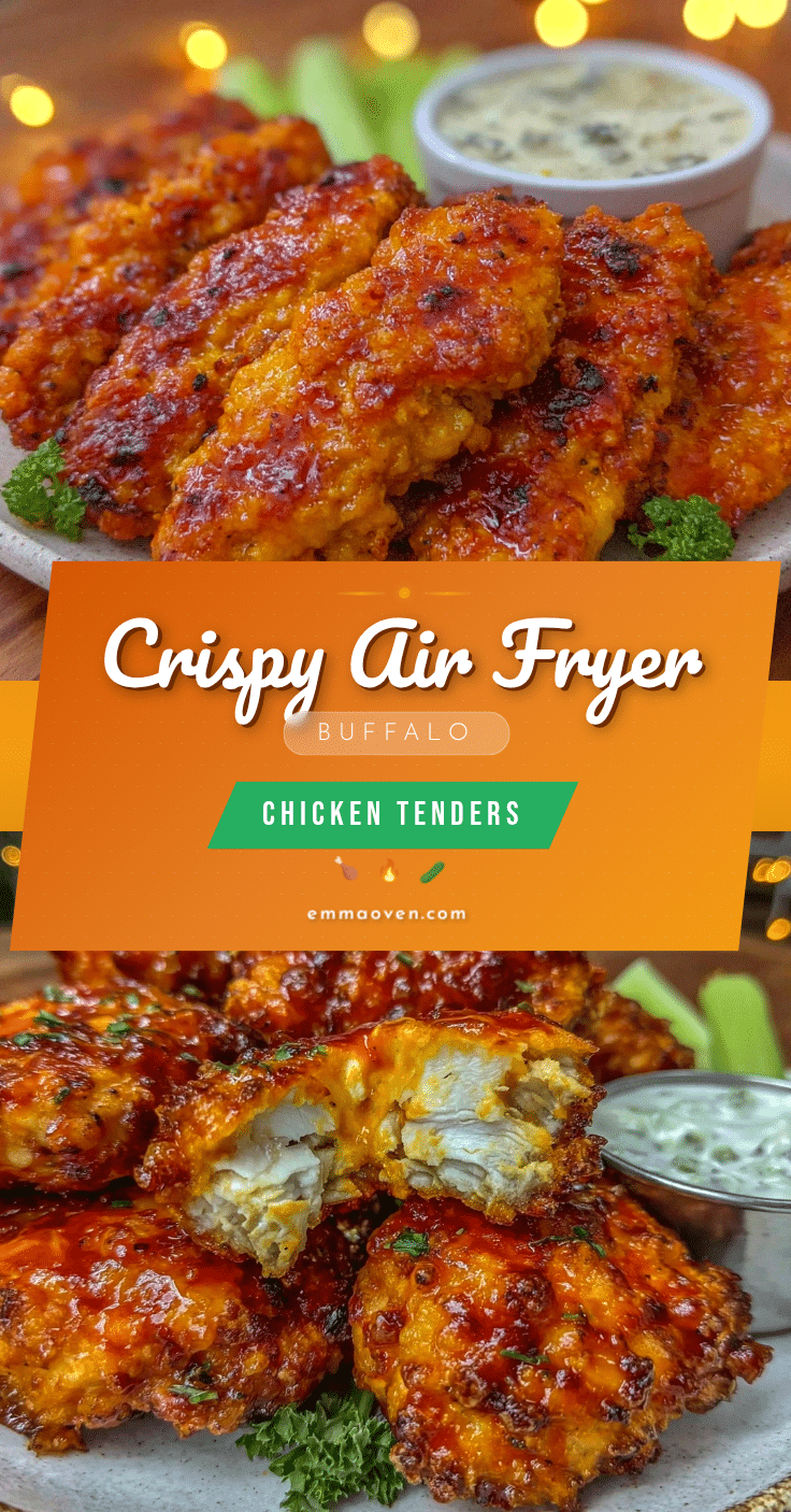 crispy air fryer buffalo chicken tenders recipe