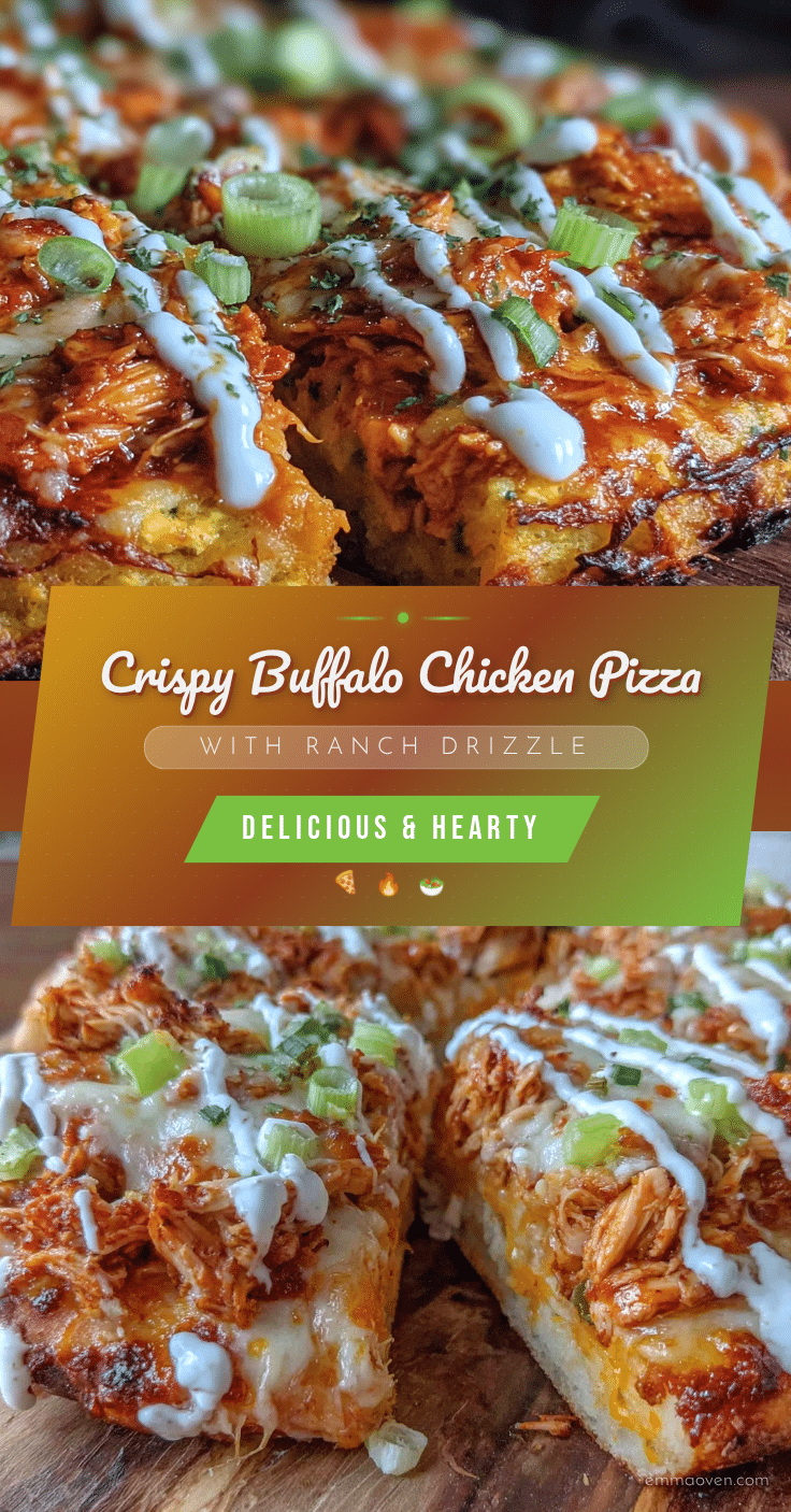 crispy buffalo chicken pizza recipe