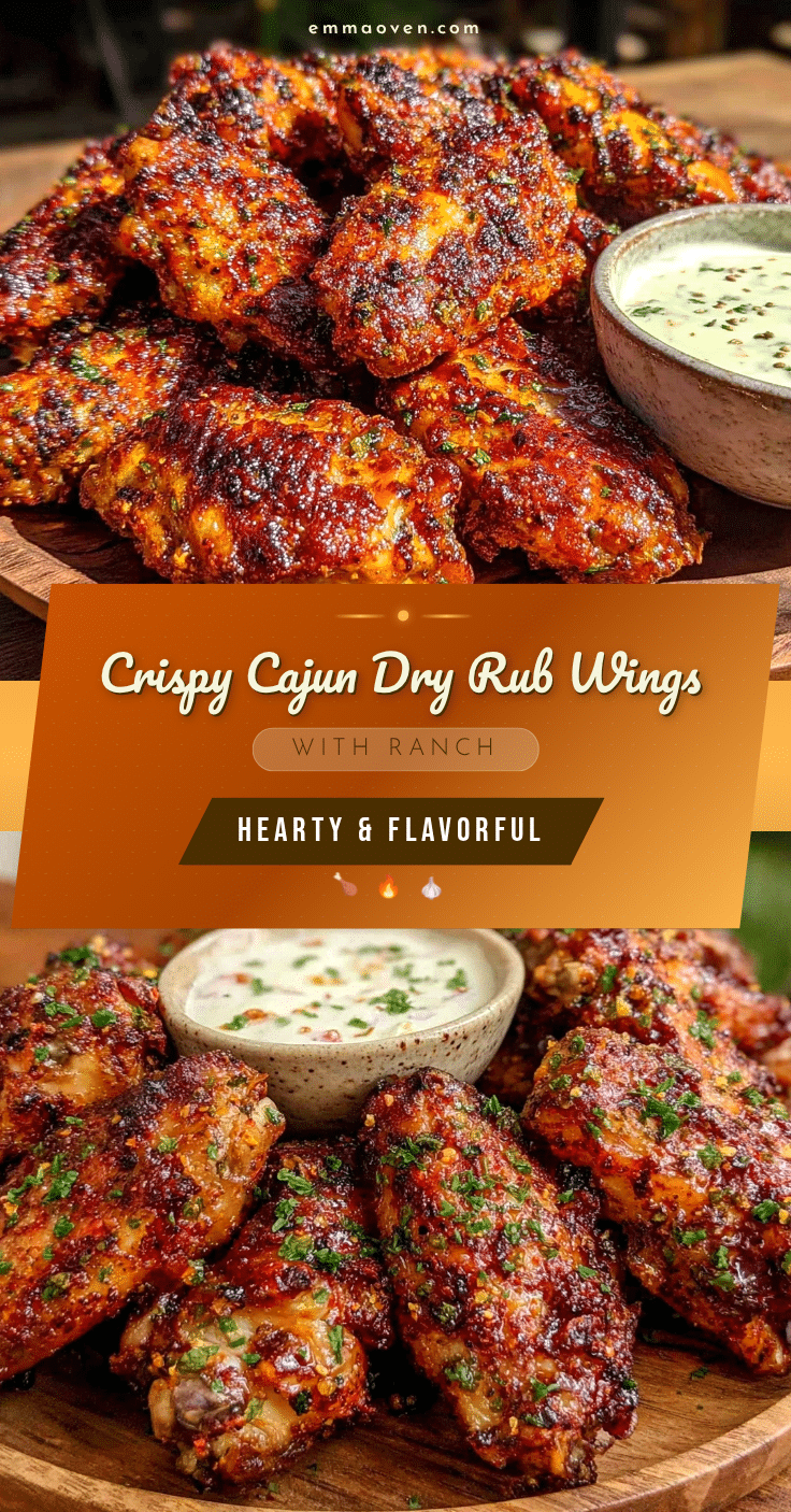 crispy cajun dry rub wings recipe