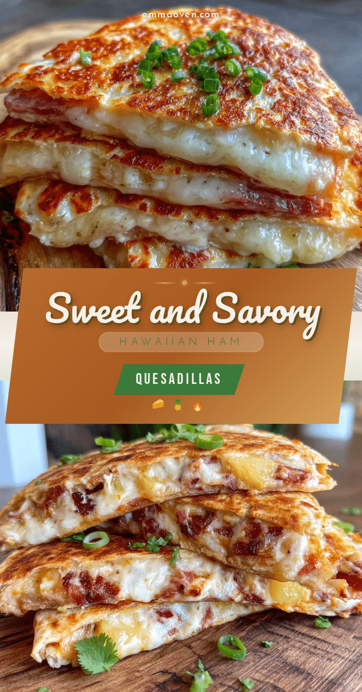 Hawaiian ham and pineapple quesadillas recipe