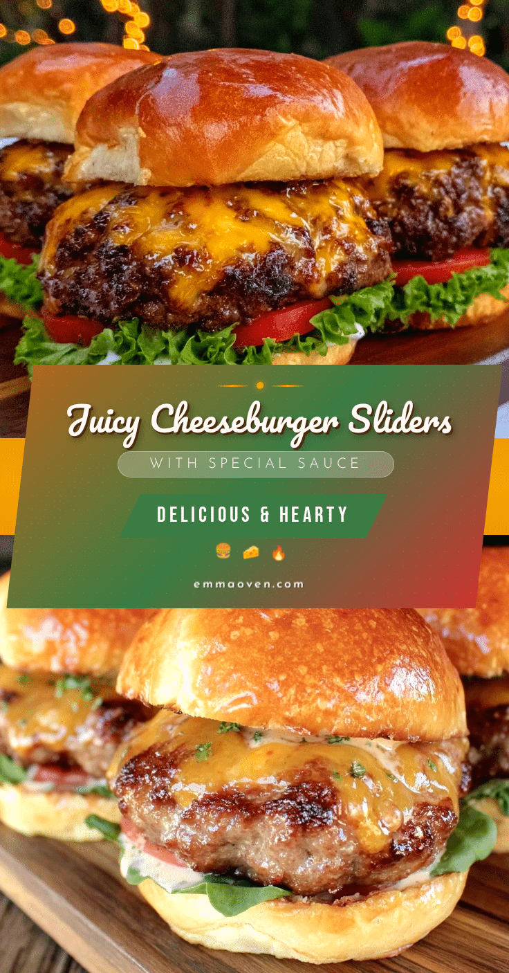 juicy cheeseburger sliders recipe