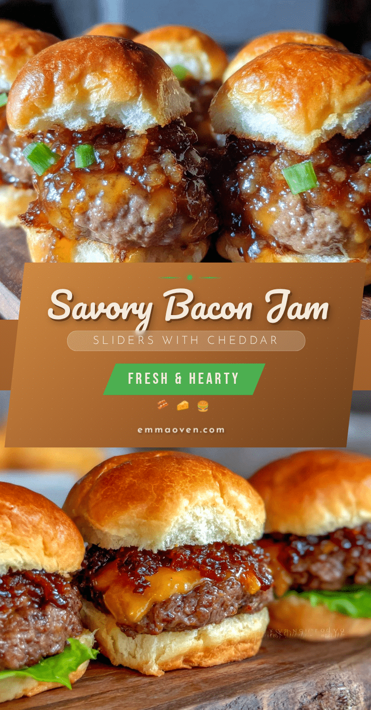 savory bacon jam sliders recipe