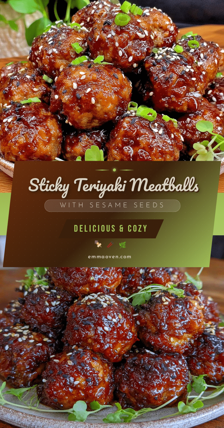 savory teriyaki meatballs recipe