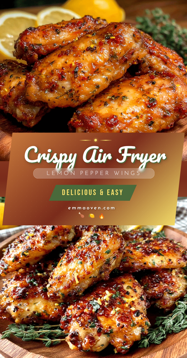 air fryer lemon pepper wings recipe