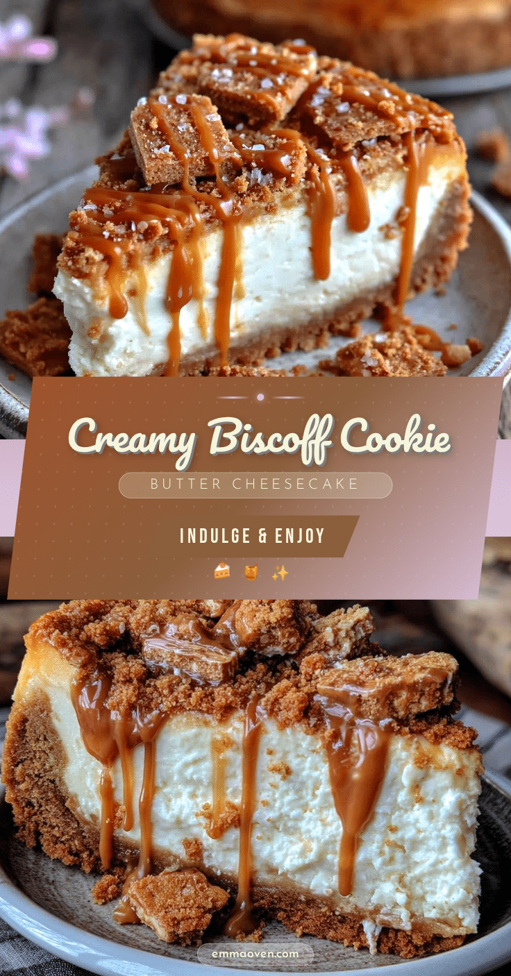 Biscoff cookie butter cheesecake recipe