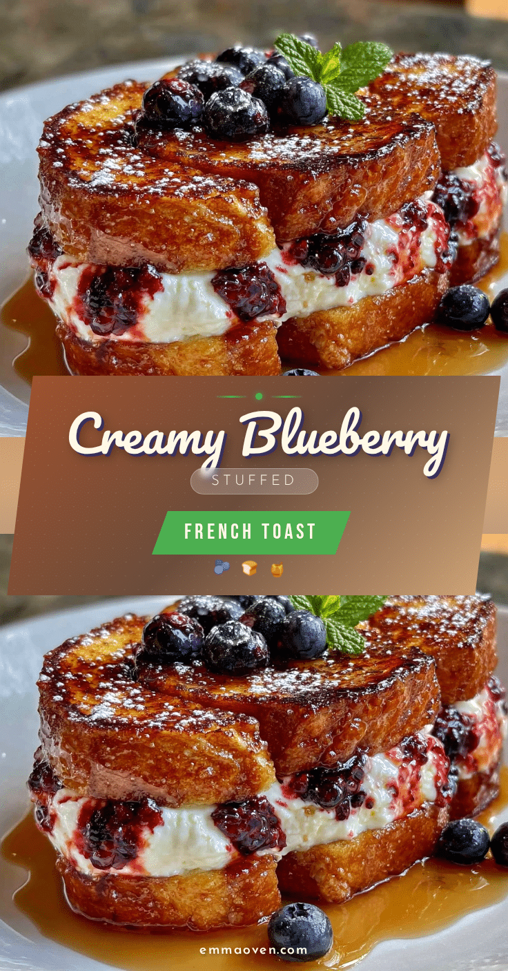 blueberry cream cheese stuffed french toast recipe