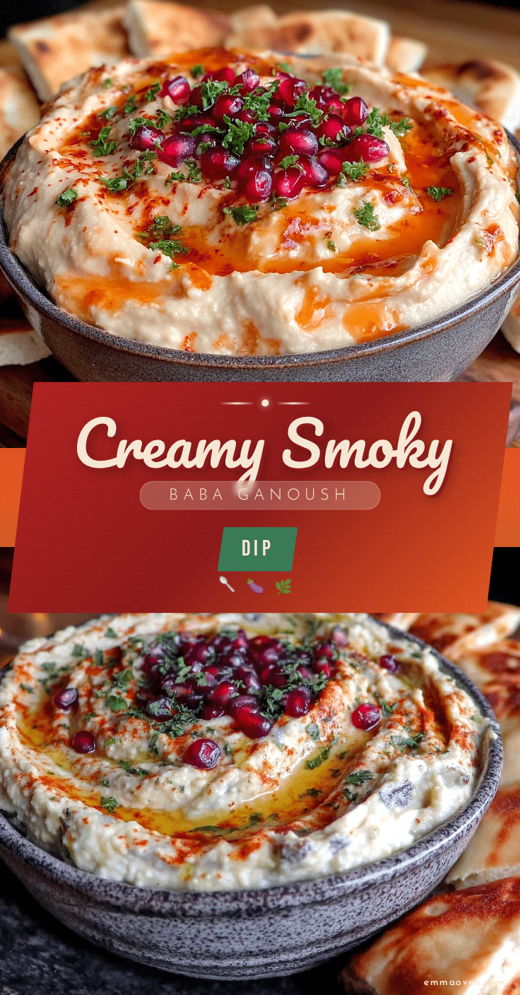 creamy baba ganoush dip recipe