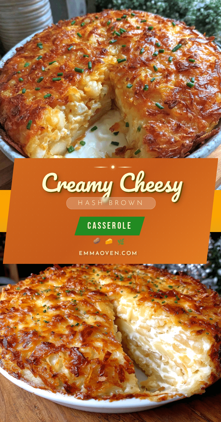 creamy hash brown casserole recipe