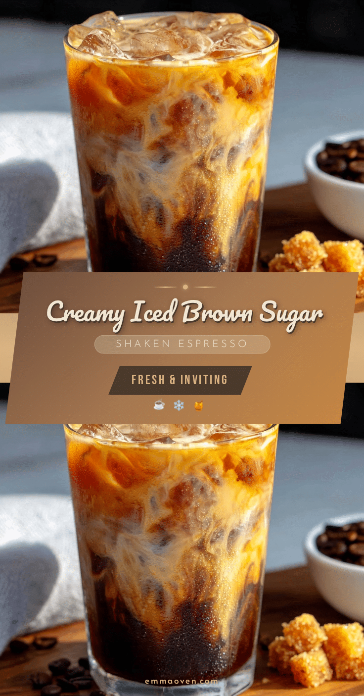 creamy iced brown sugar oat milk shaken espresso recipe