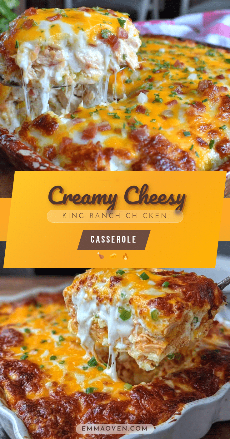 creamy king ranch chicken casserole recipe