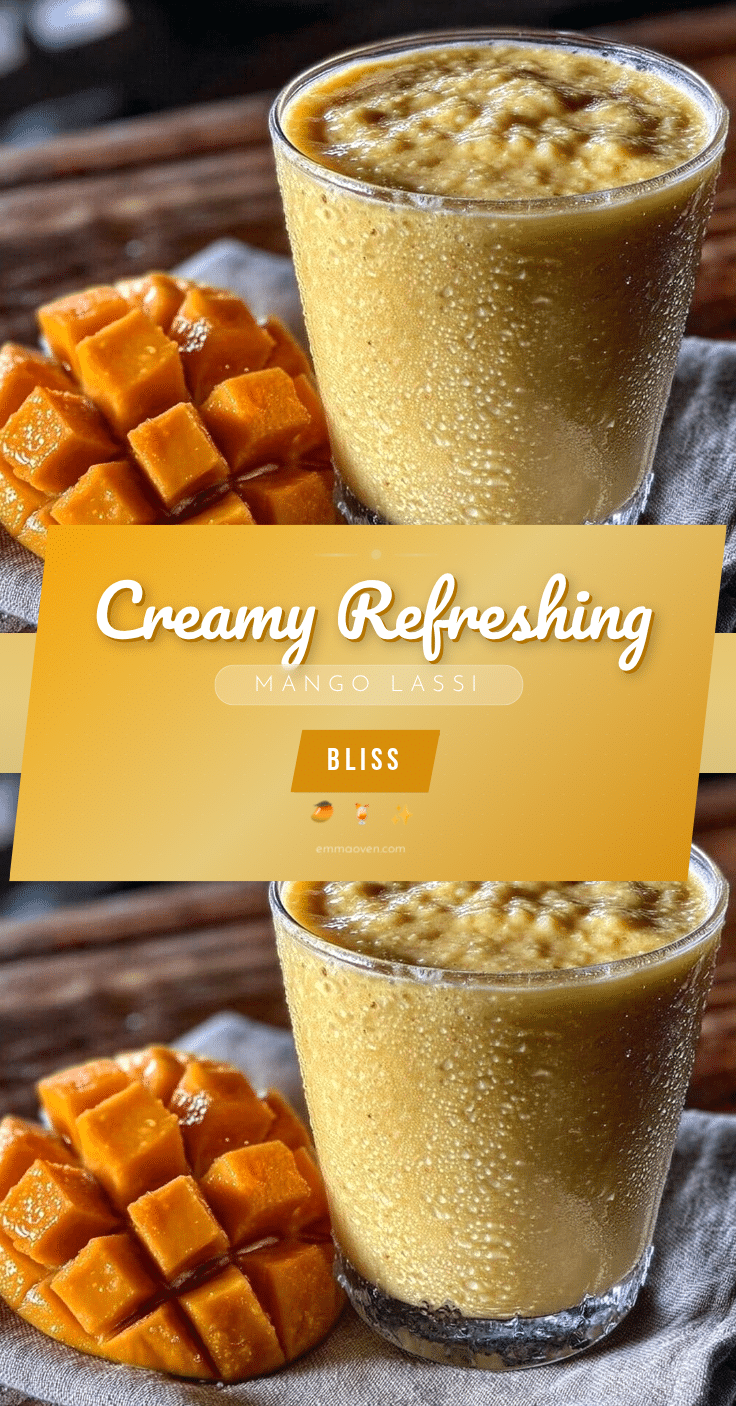 creamy mango lassi smoothie recipe