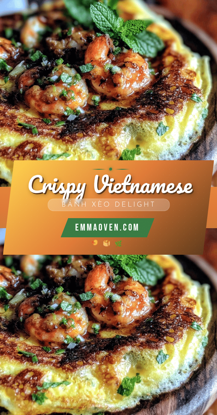 crispy bánh xèo Vietnamese pancake recipe recipe