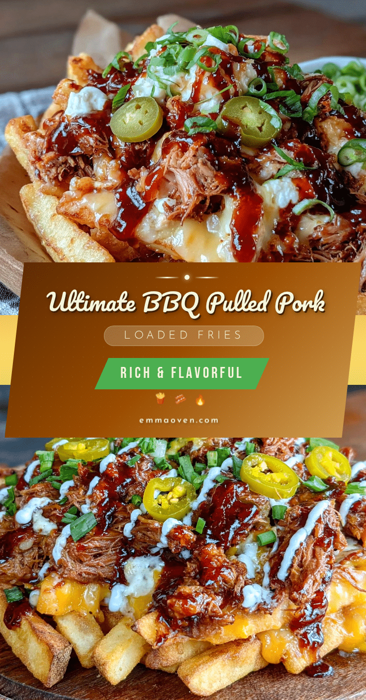 Crispy BBQ Pulled Pork Loaded Fries recipe