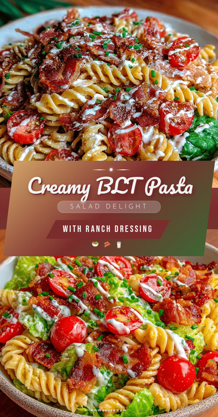 crispy BLT pasta salad recipe
