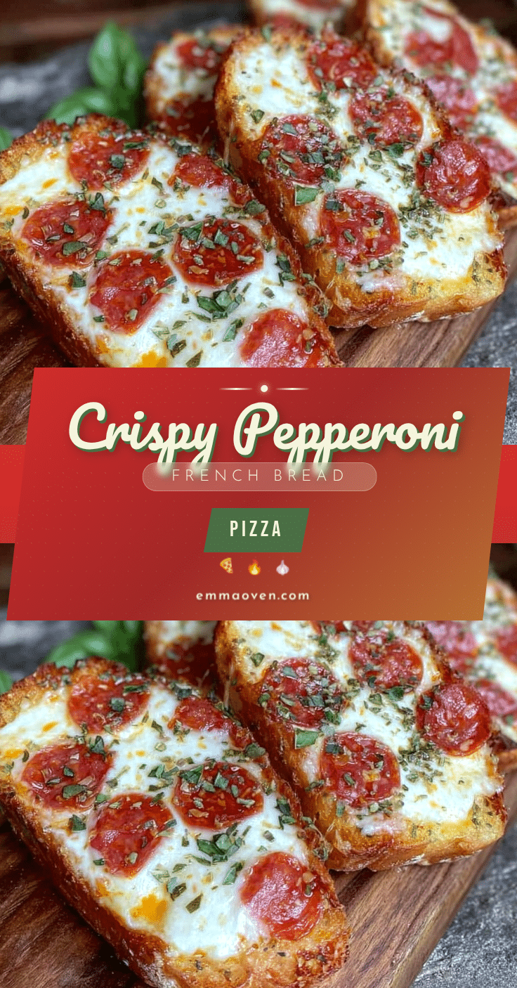 crispy french bread pepperoni pizza recipe