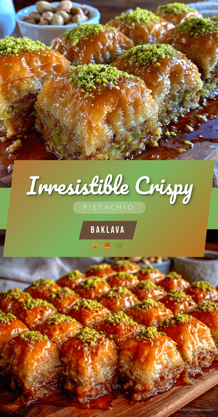 crispy pistachio baklava recipe