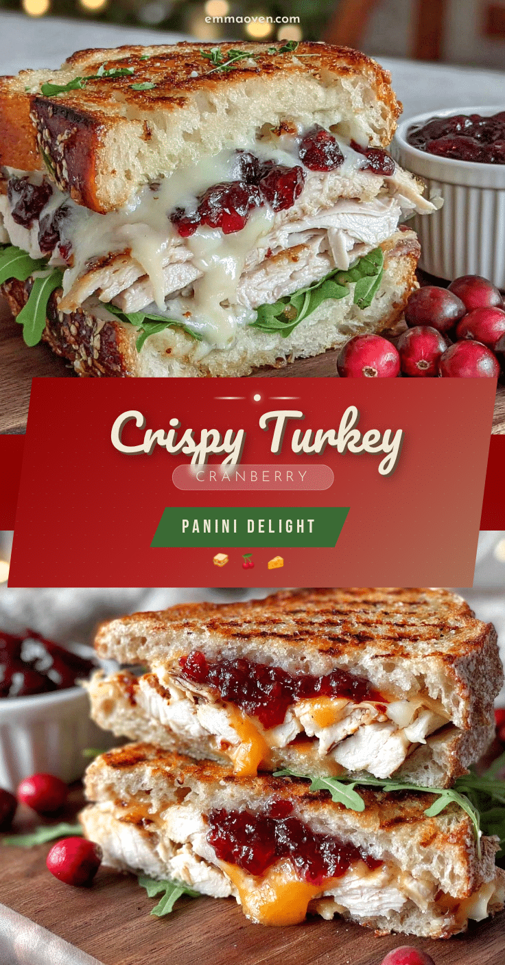 Crispy Turkey Cranberry Panini recipe