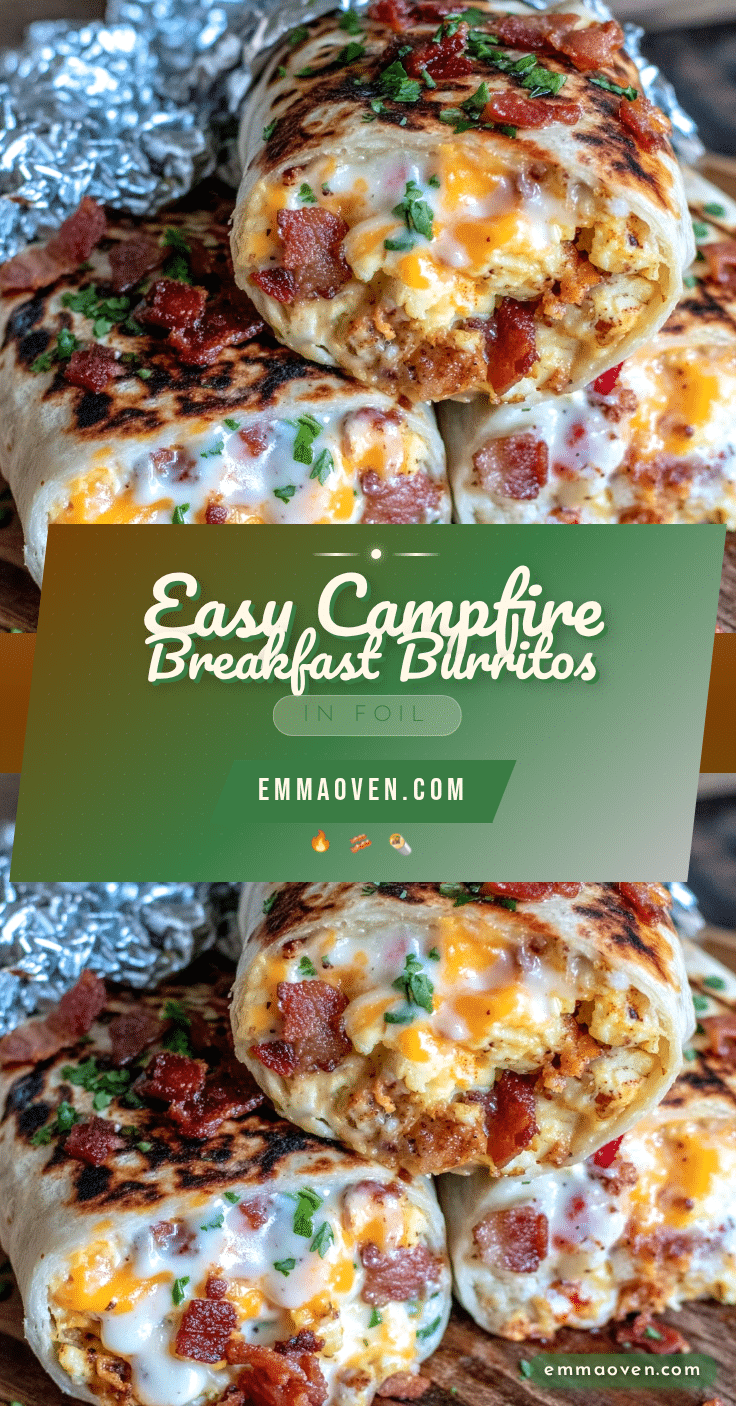 Easy Campfire Breakfast Burritos recipe