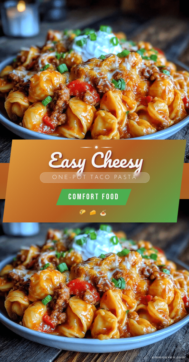 easy cheesy one-pot taco pasta recipe