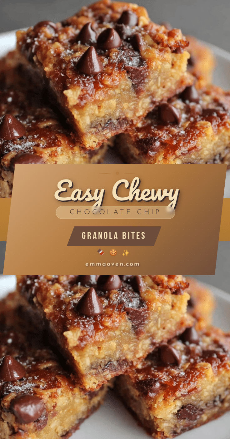 Easy Chewy Granola Bar Bites recipe