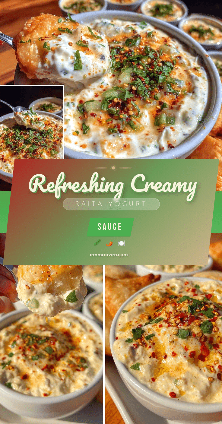 fresh creamy raita yogurt sauce recipe