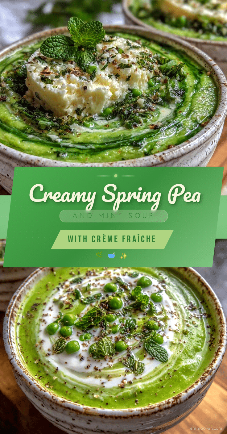 fresh spring pea and mint soup recipe