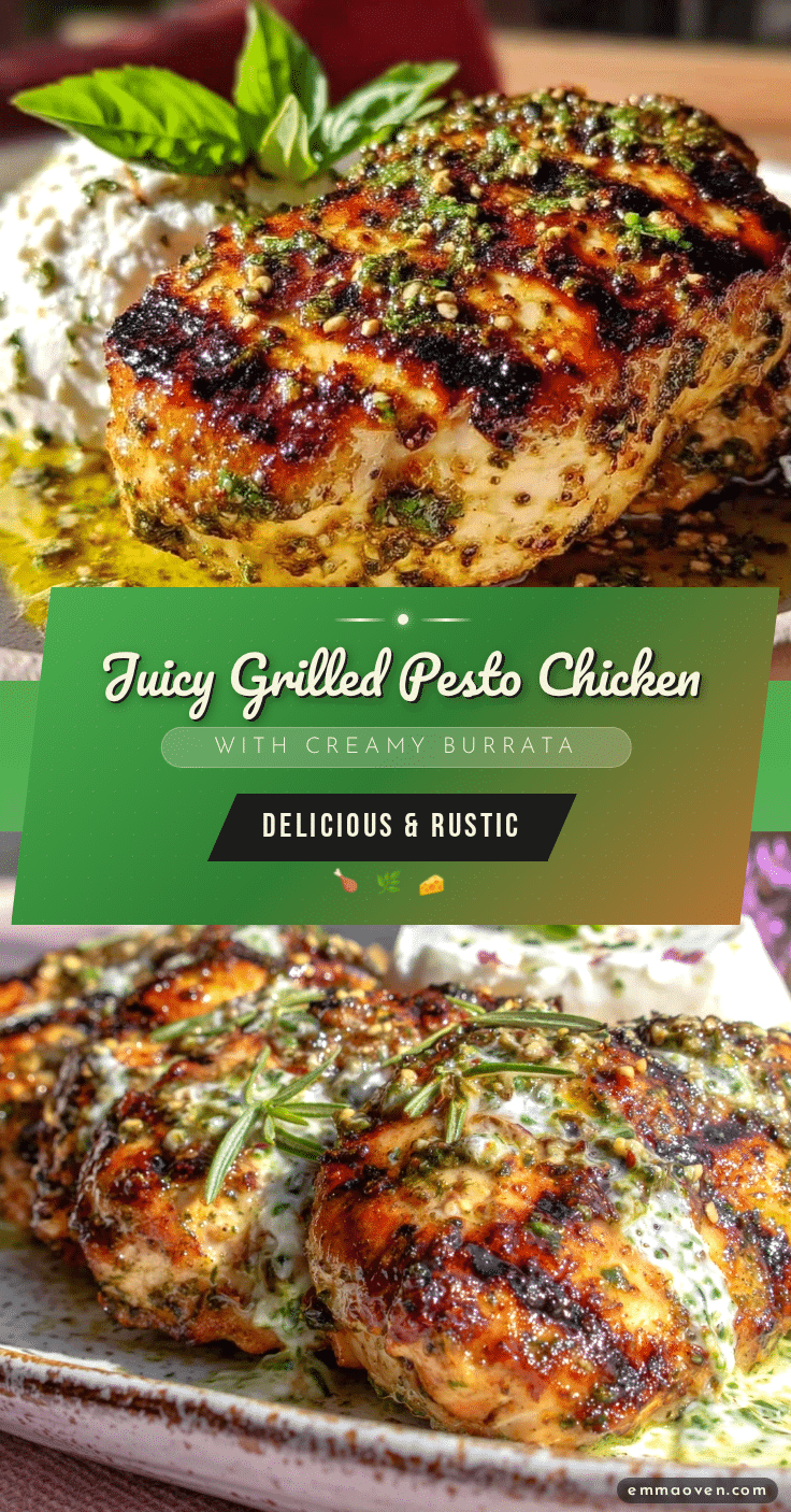 grilled pesto chicken recipe