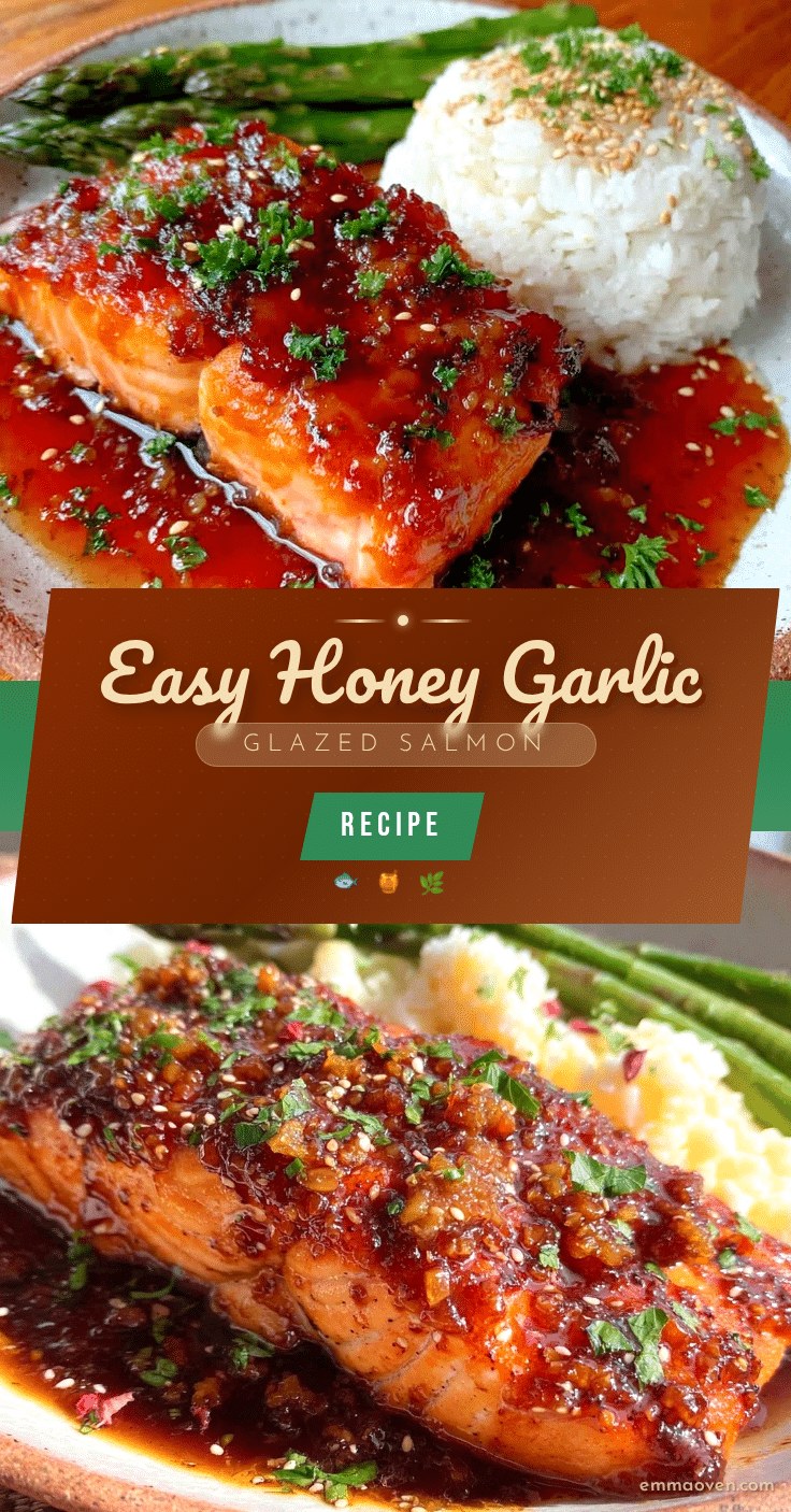 honey garlic glazed salmon recipe