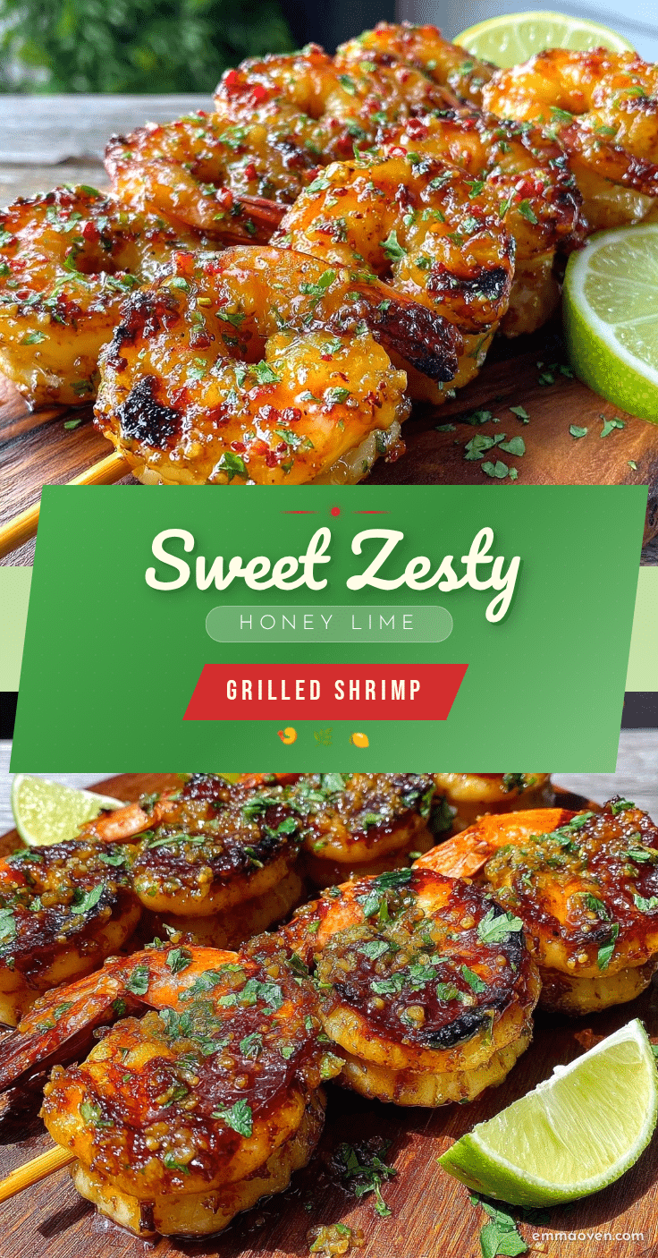 honey lime grilled shrimp skewers recipe