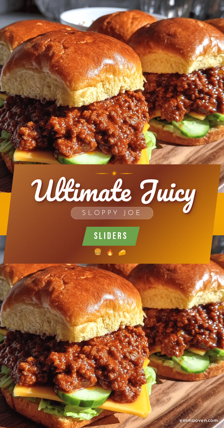 juicy sloppy joe sliders recipe