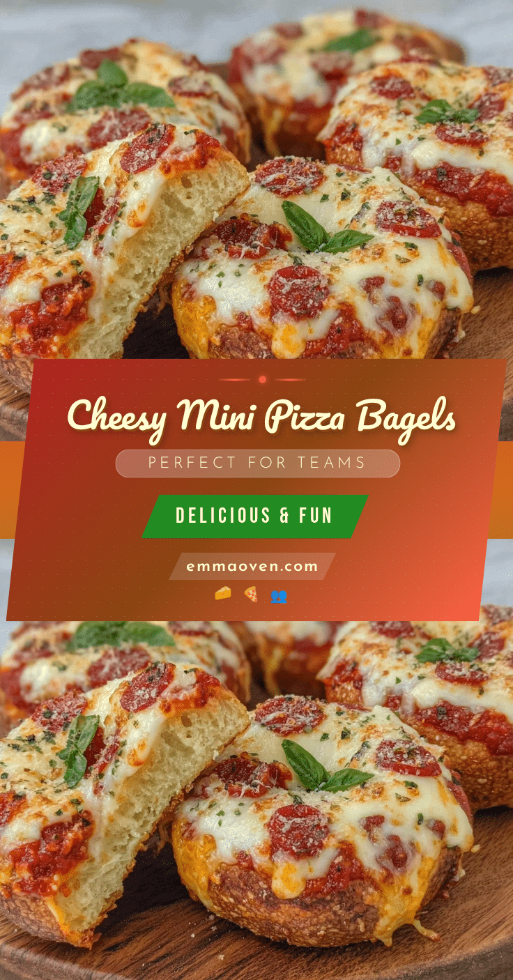 mini pizza bagels recipe
