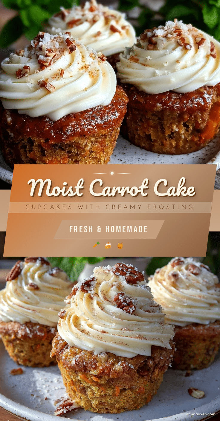 moist carrot cake cupcakes recipe