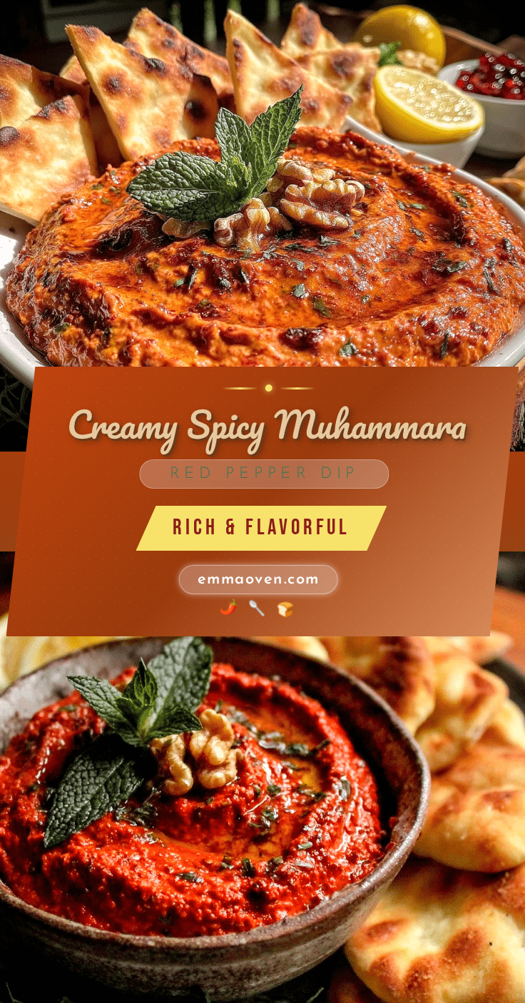 Muhammara red pepper dip recipe