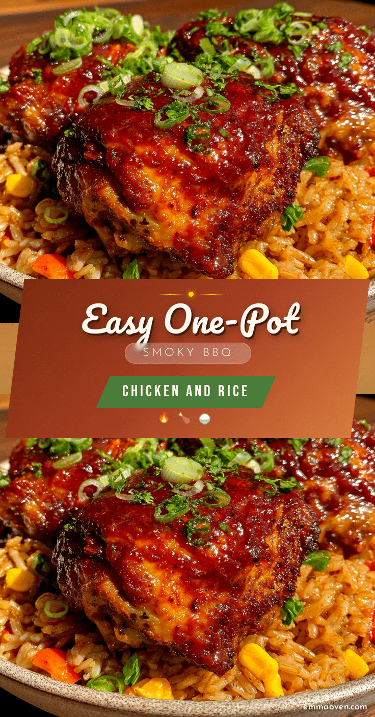 one-pot BBQ chicken and rice recipe