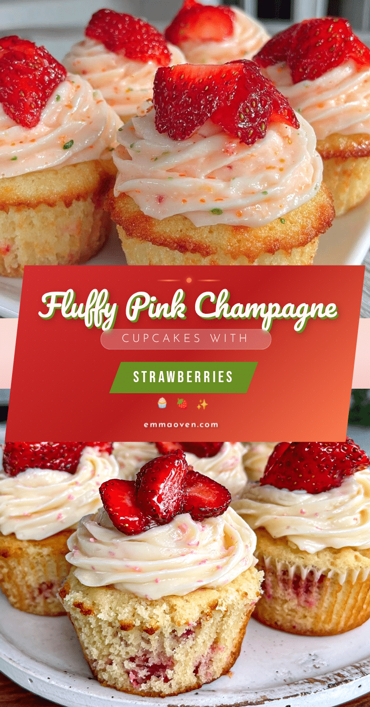 pink champagne cupcakes recipe