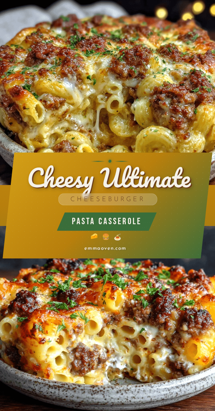 savory cheeseburger casserole recipe