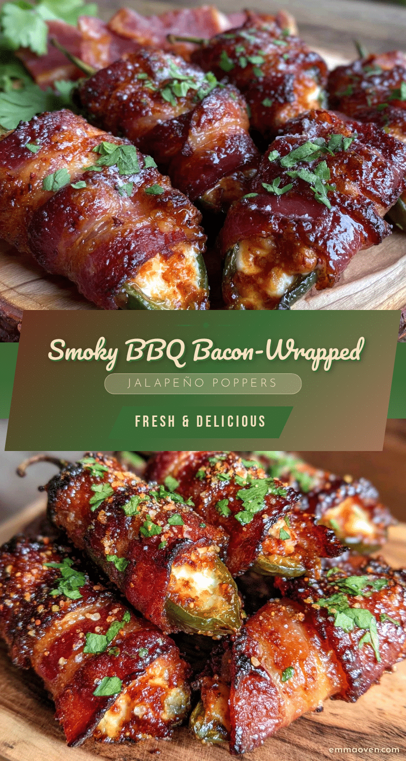 bbq bacon-wrapped jalapeño poppers recipe