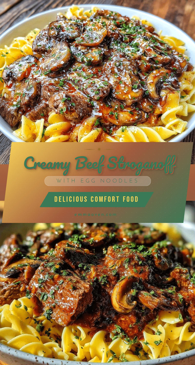 creamy beef stroganoff recipe