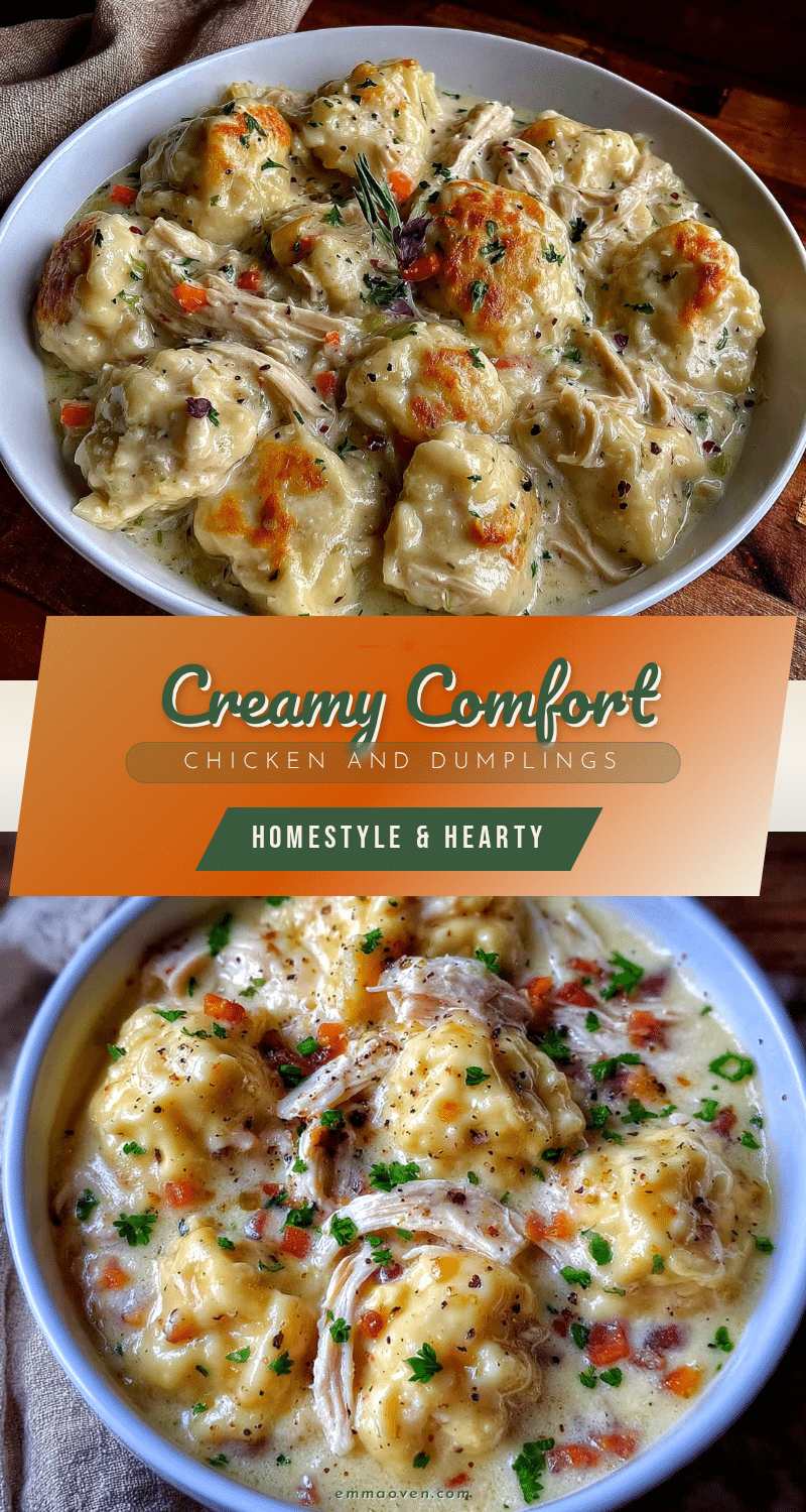 creamy chicken and dumplings recipe
