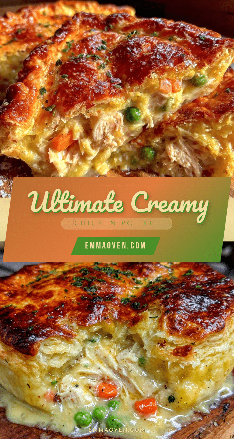 creamy chicken pot pie recipe