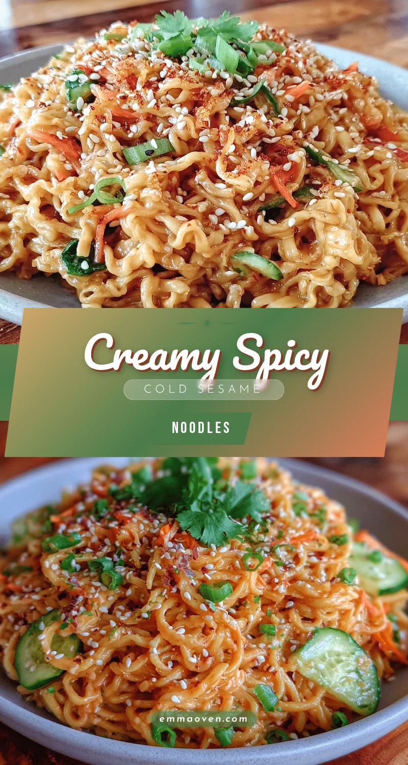creamy cold sesame noodles recipe