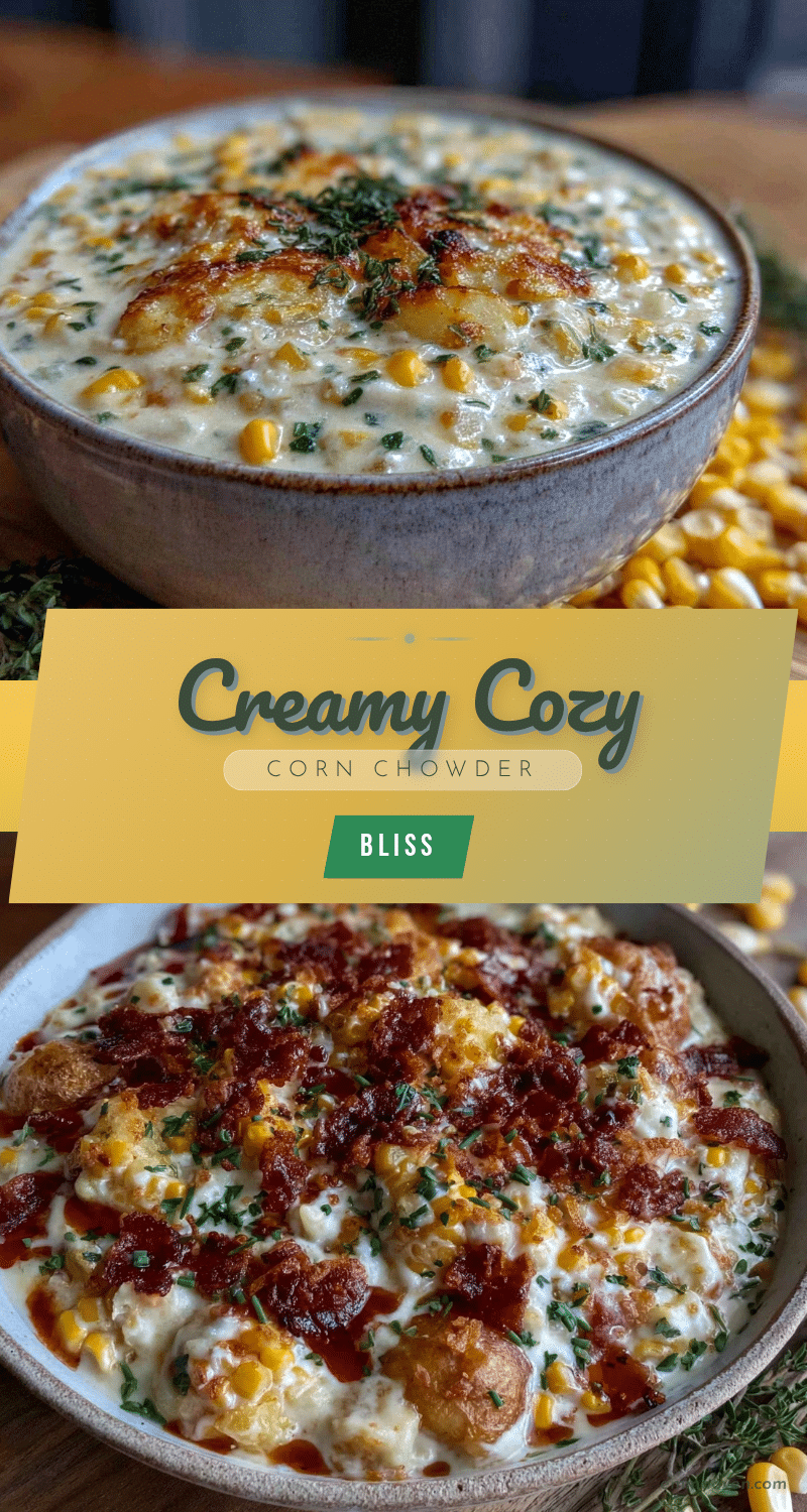 creamy cozy corn chowder recipe