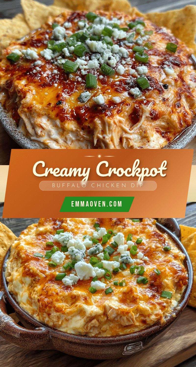 creamy crockpot buffalo chicken dip recipe