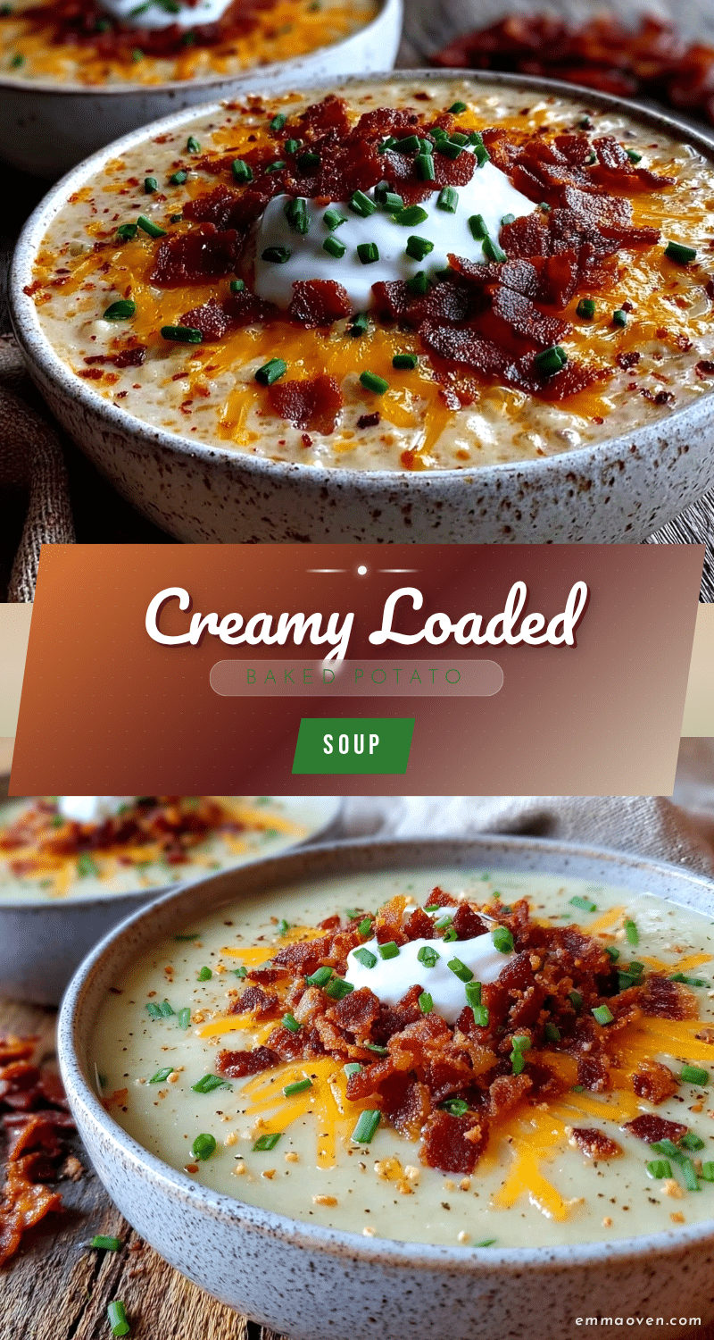 creamy loaded baked potato soup recipe