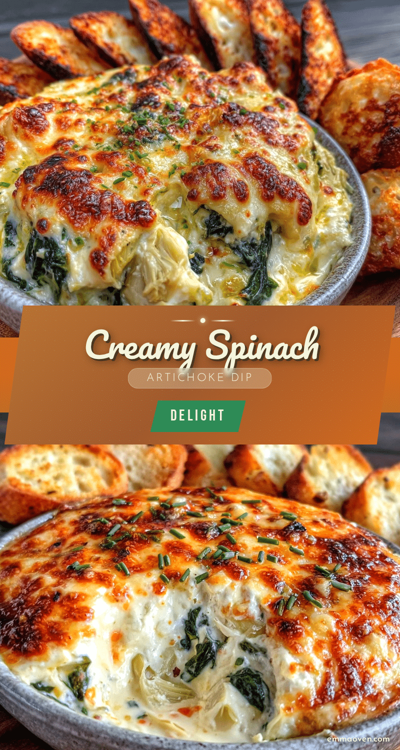 creamy spinach artichoke dip recipe
