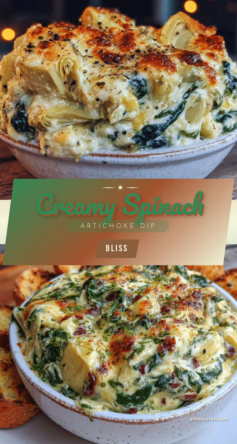 creamy spinach artichoke dip recipe