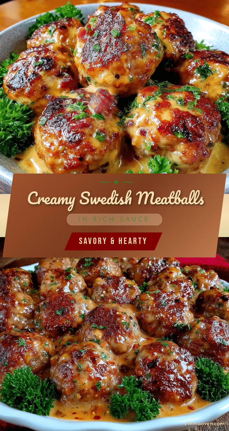creamy swedish meatballs recipe