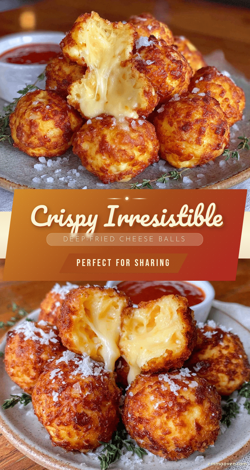 crispy deep-fried cheese balls recipe